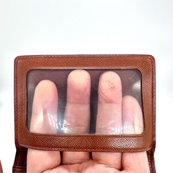 Authentic Louis Vuitton Porte 2 Cartes Vertical Bifold ID / Card Holder EUC - Picture 9 of 13